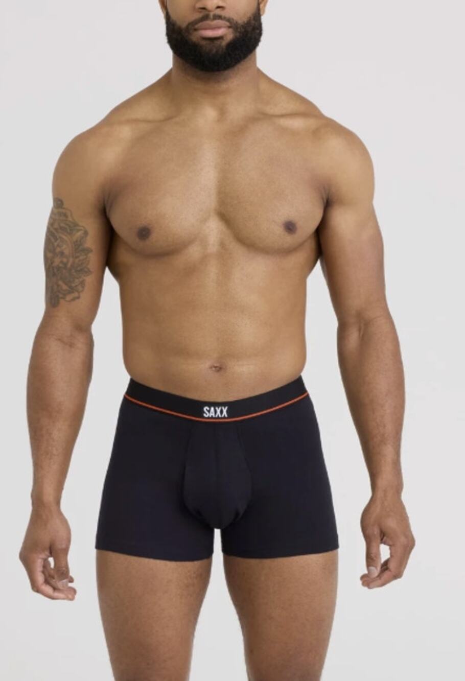 SAXX Men's XS Black 1 Pair Non-Stop Stretch Cotton 5" Boxer Briefs B11-8